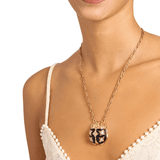 La DoubleJ Lady Scarab Necklace - Vermillion