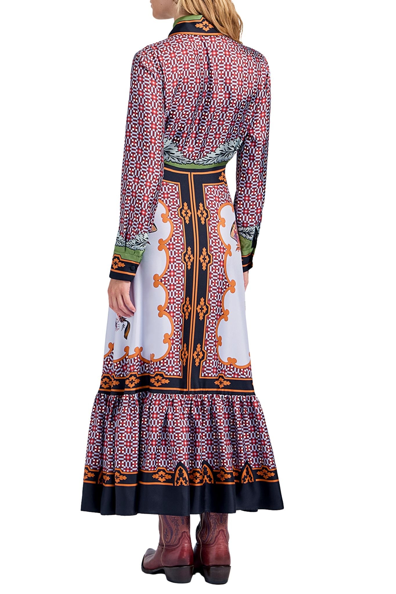 La DoubleJ LS San Pietro Dress - Vermillion