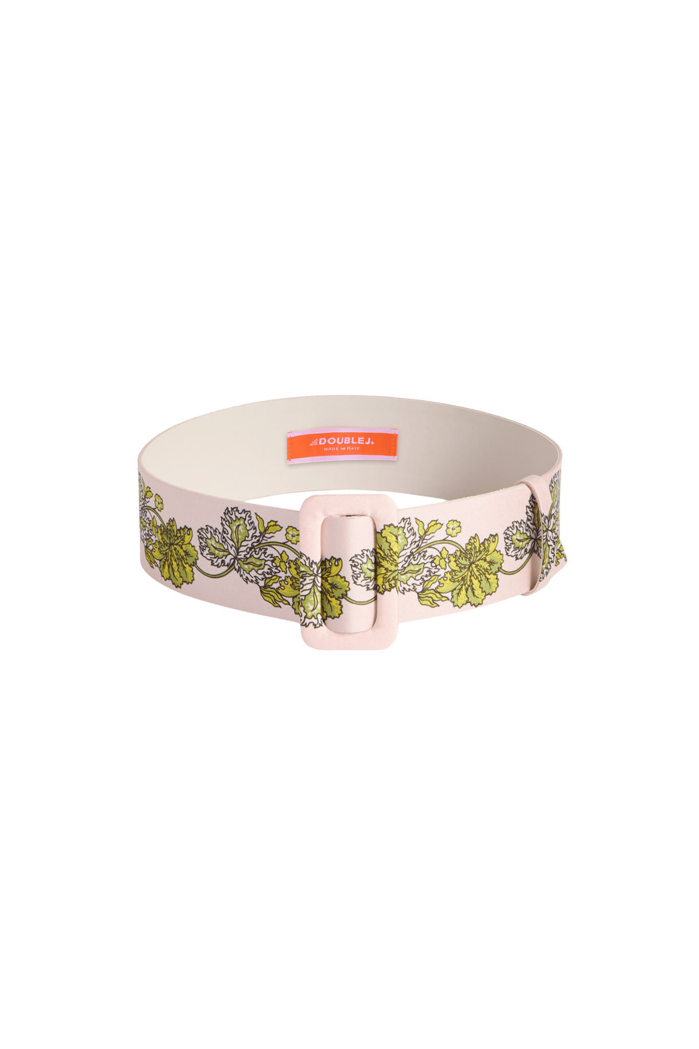 La DoubleJ Medium Belt (6 Cm) Placée - Vermillion
