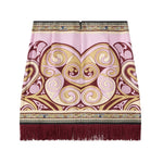 La DoubleJ Mini Foulard Skirt with Fringes - Vermillion