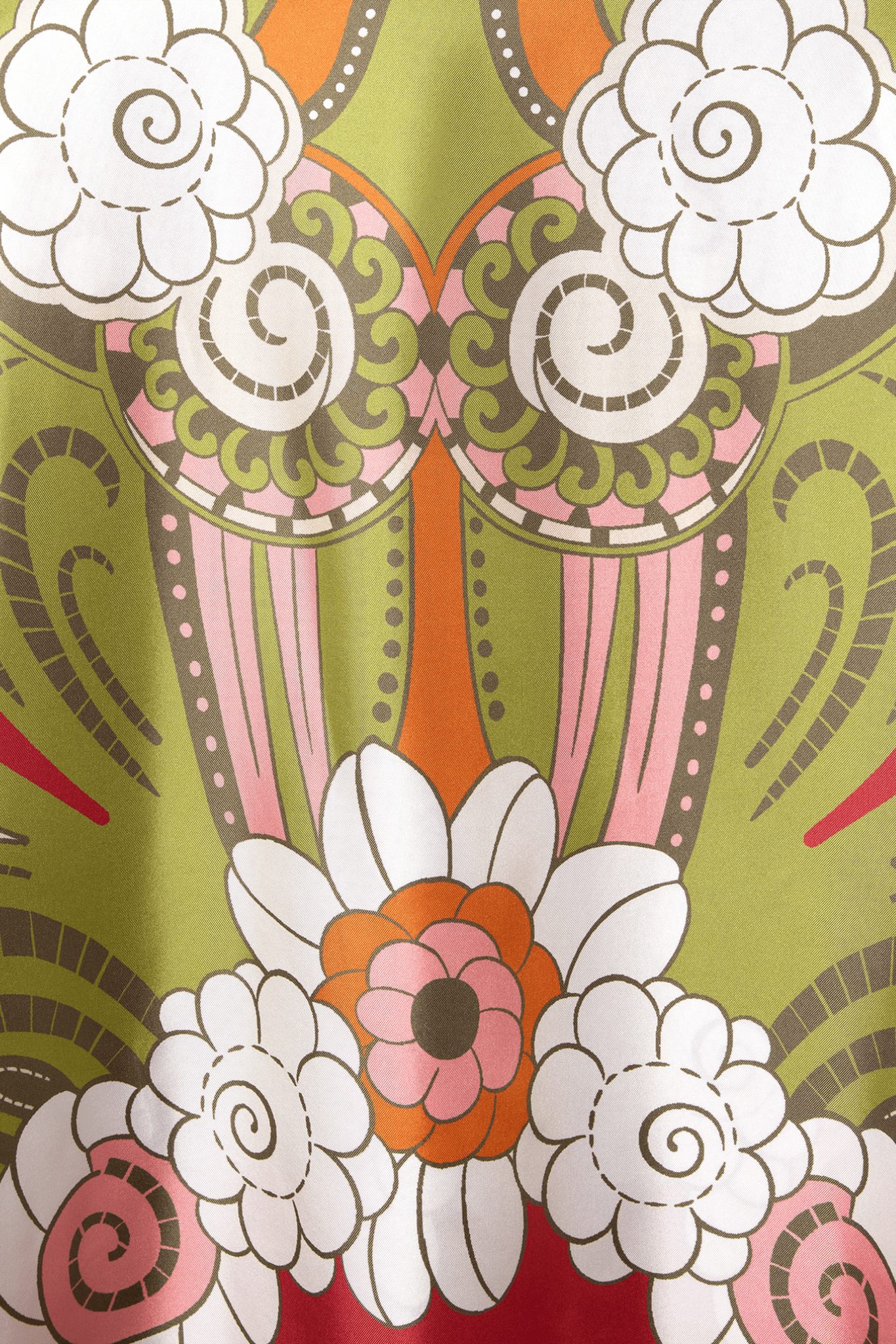 La DoubleJ Muumuu Dress Round Neck (Placée) - Vermillion