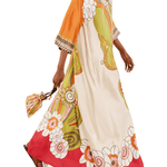 La DoubleJ Muumuu Dress Round Neck (Placée) - Vermillion