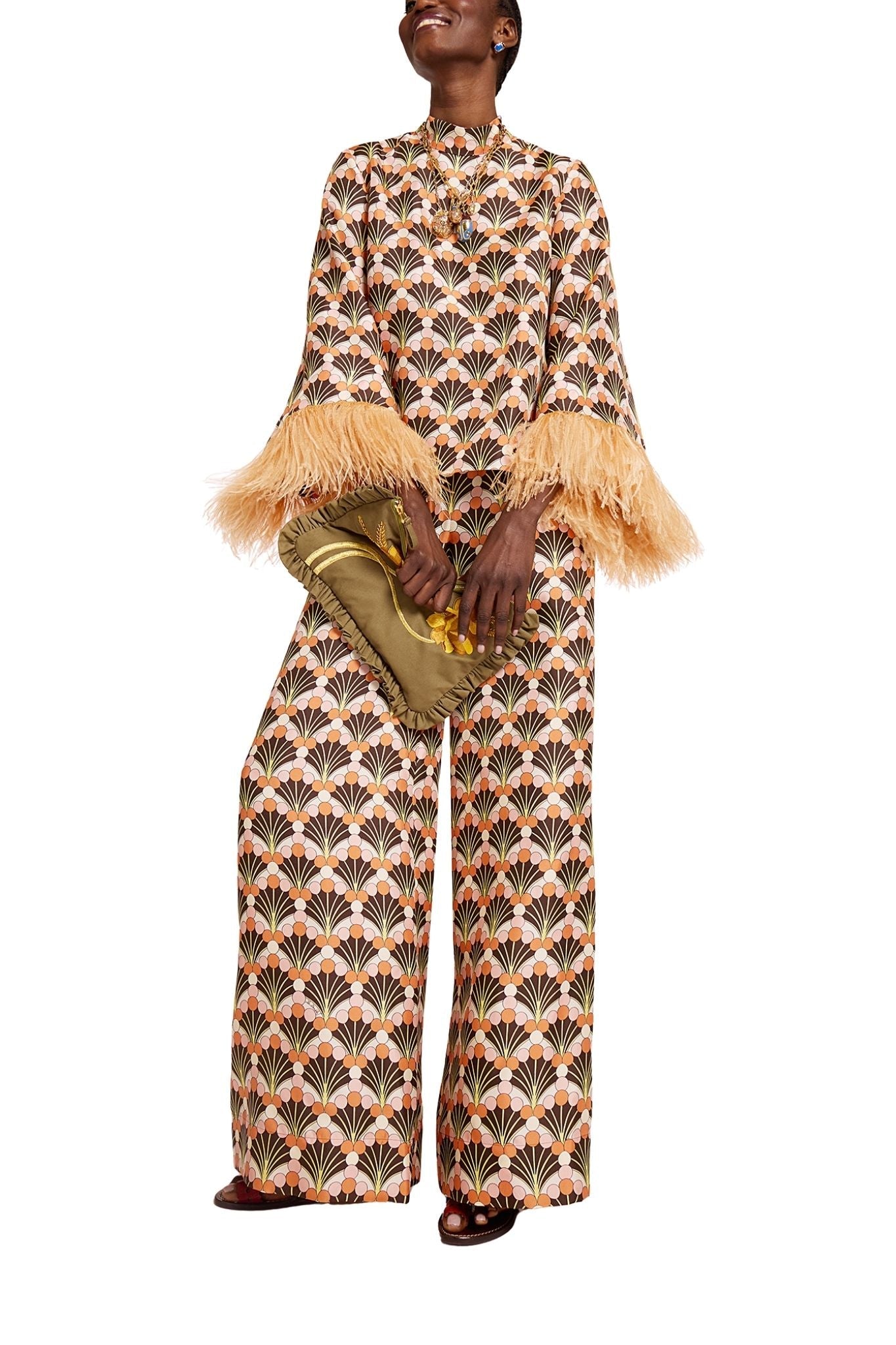 La DoubleJ Palazzo Pants - Vermillion