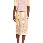 La DoubleJ Pencil Skirt - Vermillion