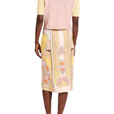 La DoubleJ Pencil Skirt - Vermillion