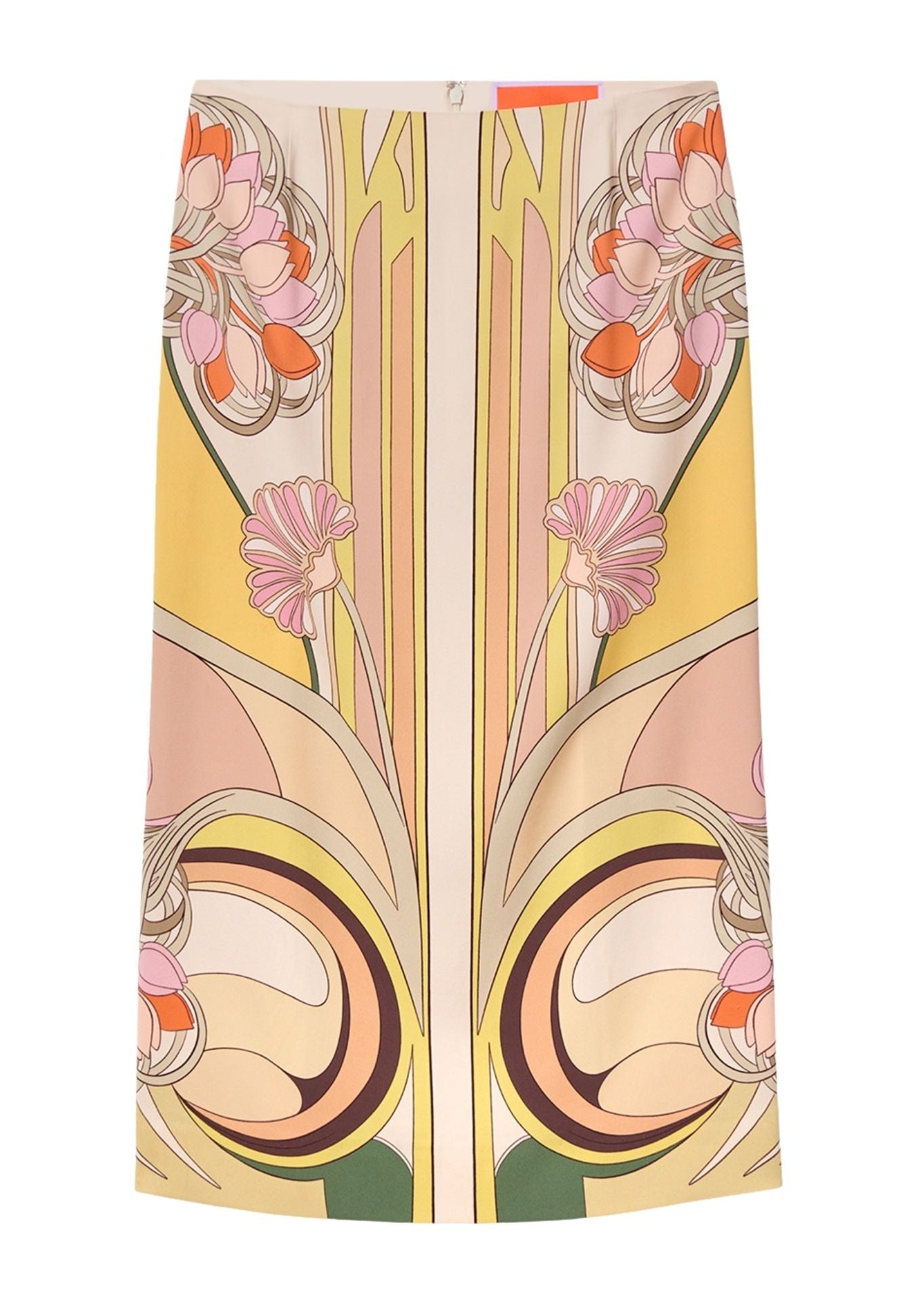 La DoubleJ Pencil Skirt - Vermillion