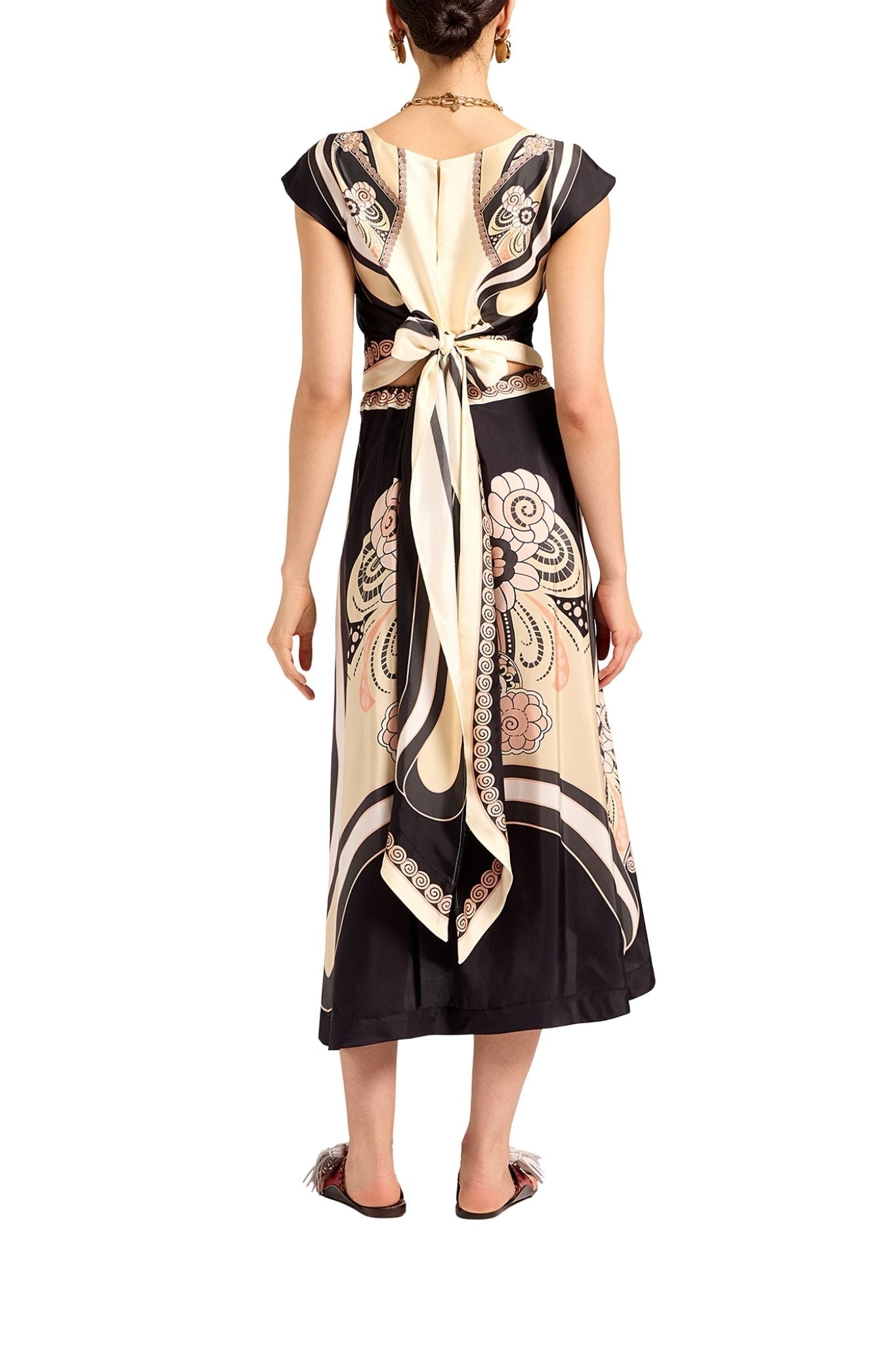 La DoubleJ Petal Skirt - Vermillion