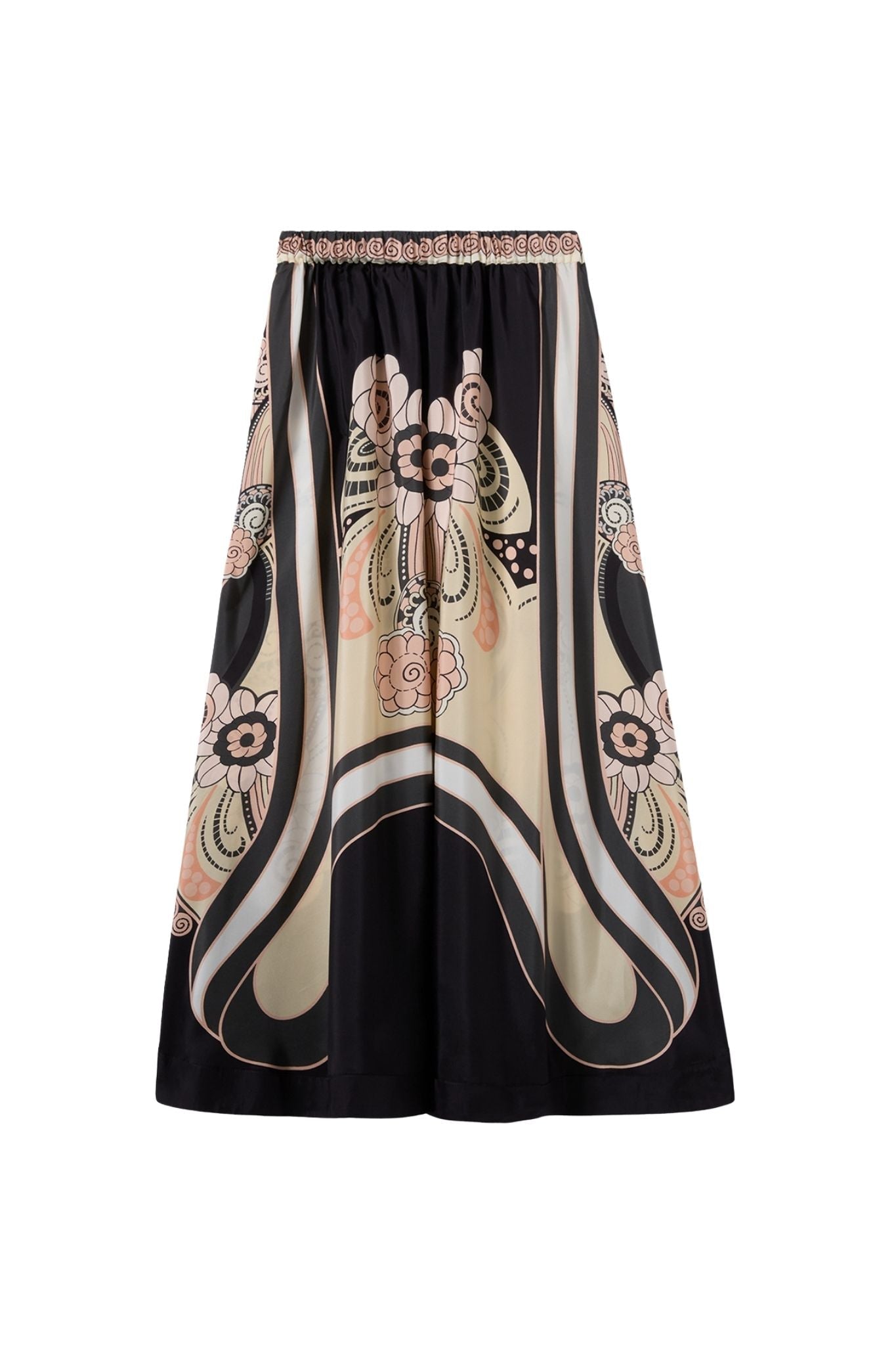 La DoubleJ Petal Skirt - Vermillion