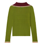 La DoubleJ Picket Polo Jumper - Vermillion