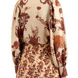 La DoubleJ Pouf Shirt - Vermillion