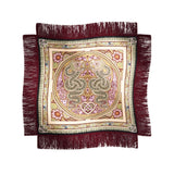 La DoubleJ Reversible Fringe Foulard 90 - Vermillion