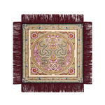 La DoubleJ Reversible Fringe Foulard 90 - Vermillion
