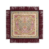 La DoubleJ Reversible Fringe Foulard 90 - Vermillion