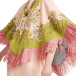 La DoubleJ Reversible Mini Poncho Top - Vermillion