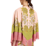 La DoubleJ Reversible Mini Poncho Top - Vermillion