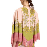 La DoubleJ Reversible Mini Poncho Top - Vermillion