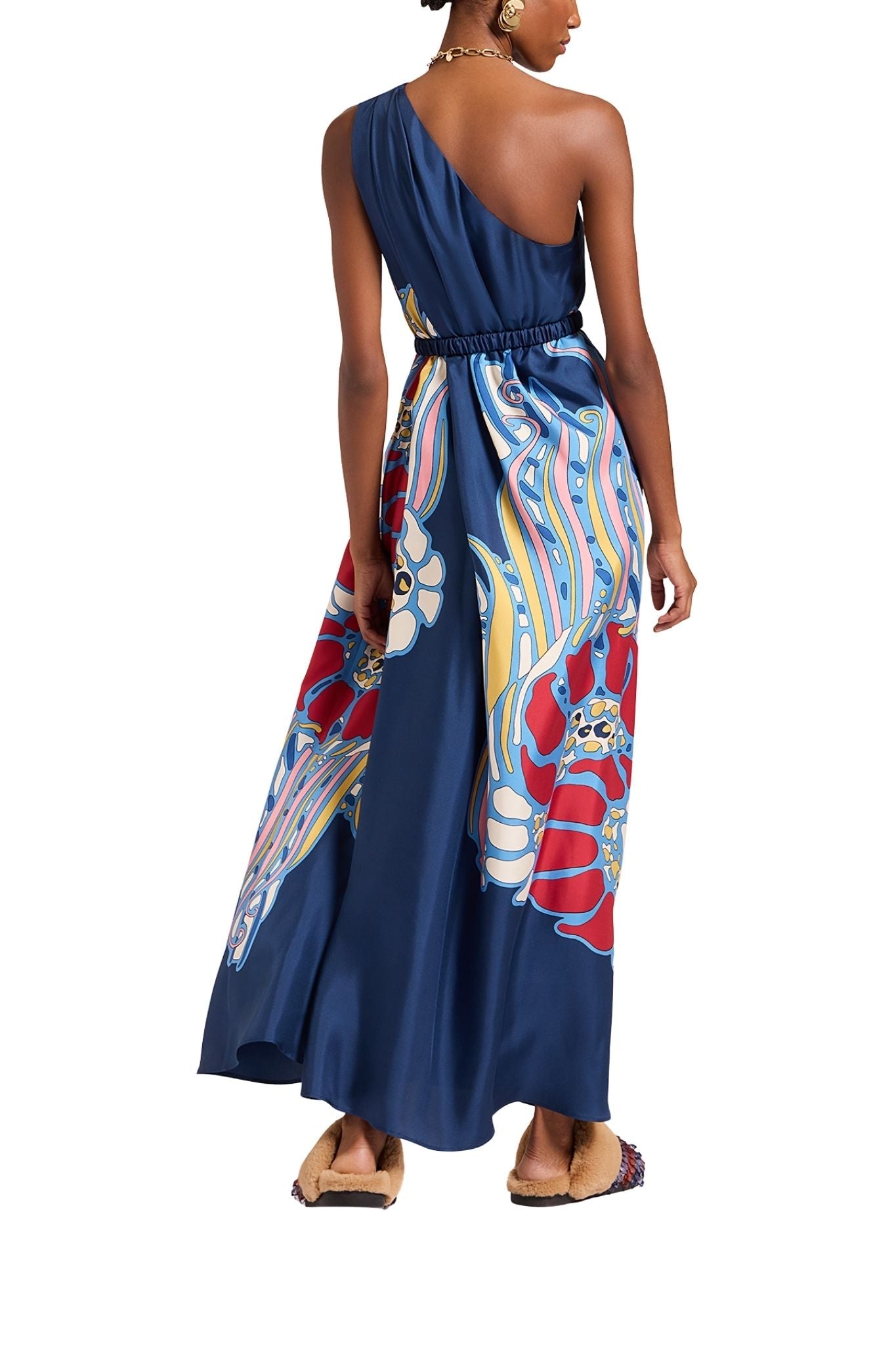 La Doublej Roy Dress (Placée) - Vermillion