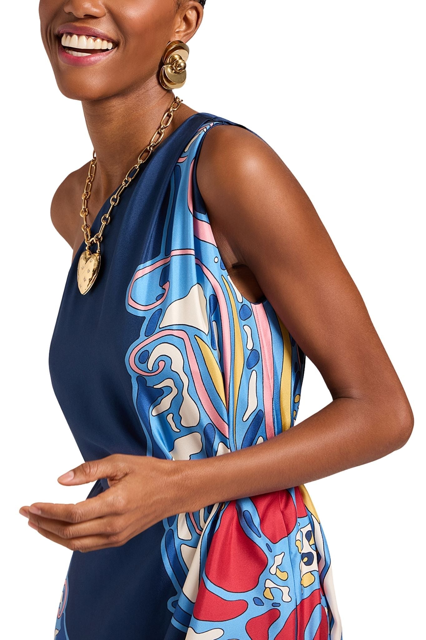 La Doublej Roy Dress (Placée) - Vermillion