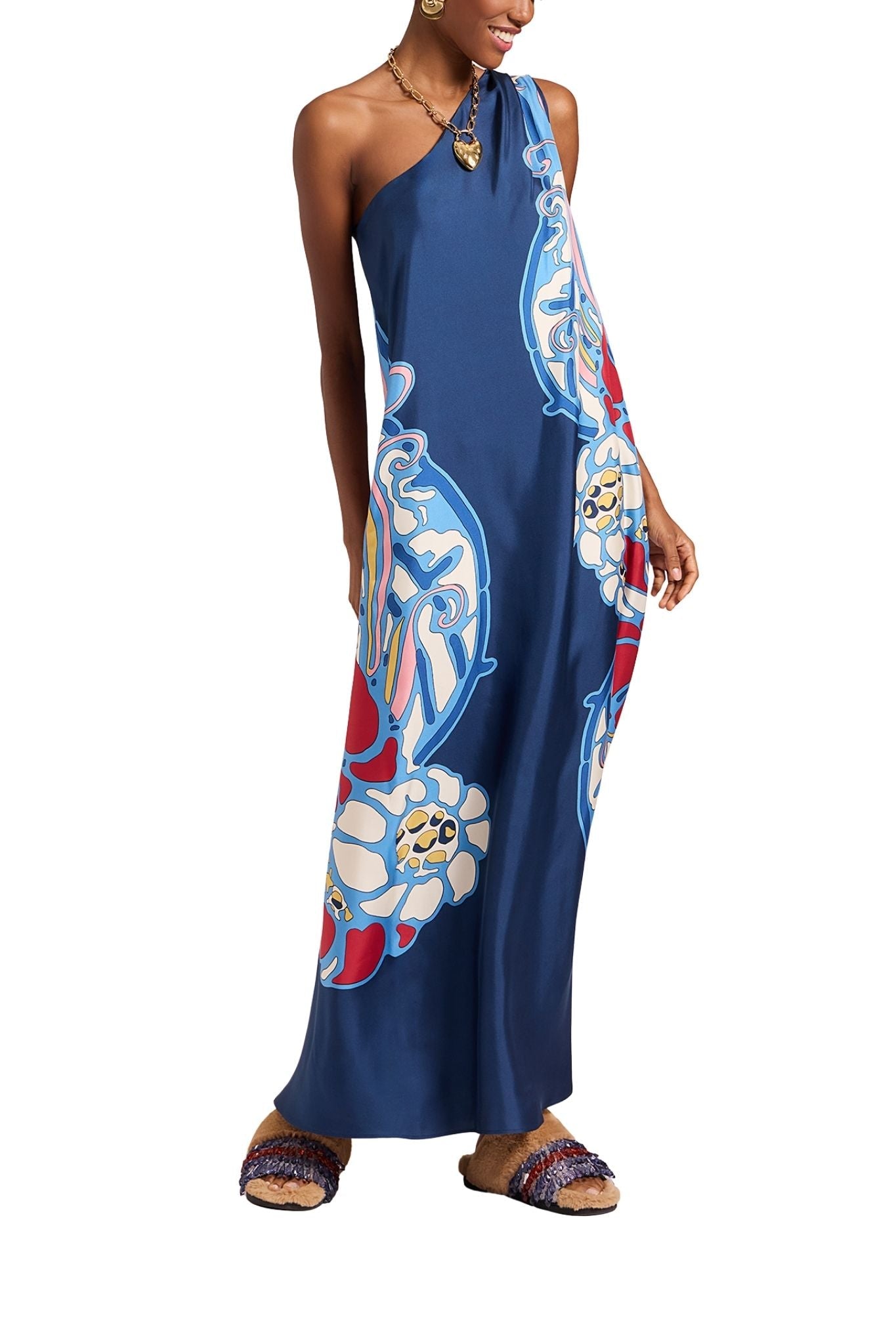 La Doublej Roy Dress (Placée) - Vermillion