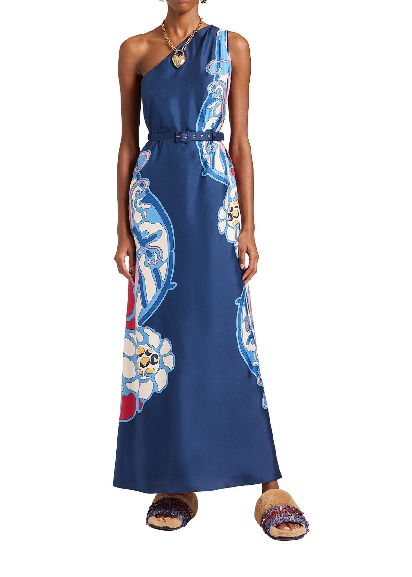 La Doublej Roy Dress (Placée) - Vermillion