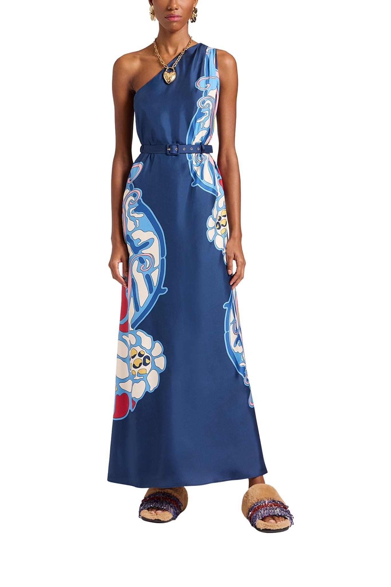 La Doublej Roy Dress (Placée) - Vermillion