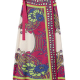 La Doublej Sarong Skirt - Vermillion