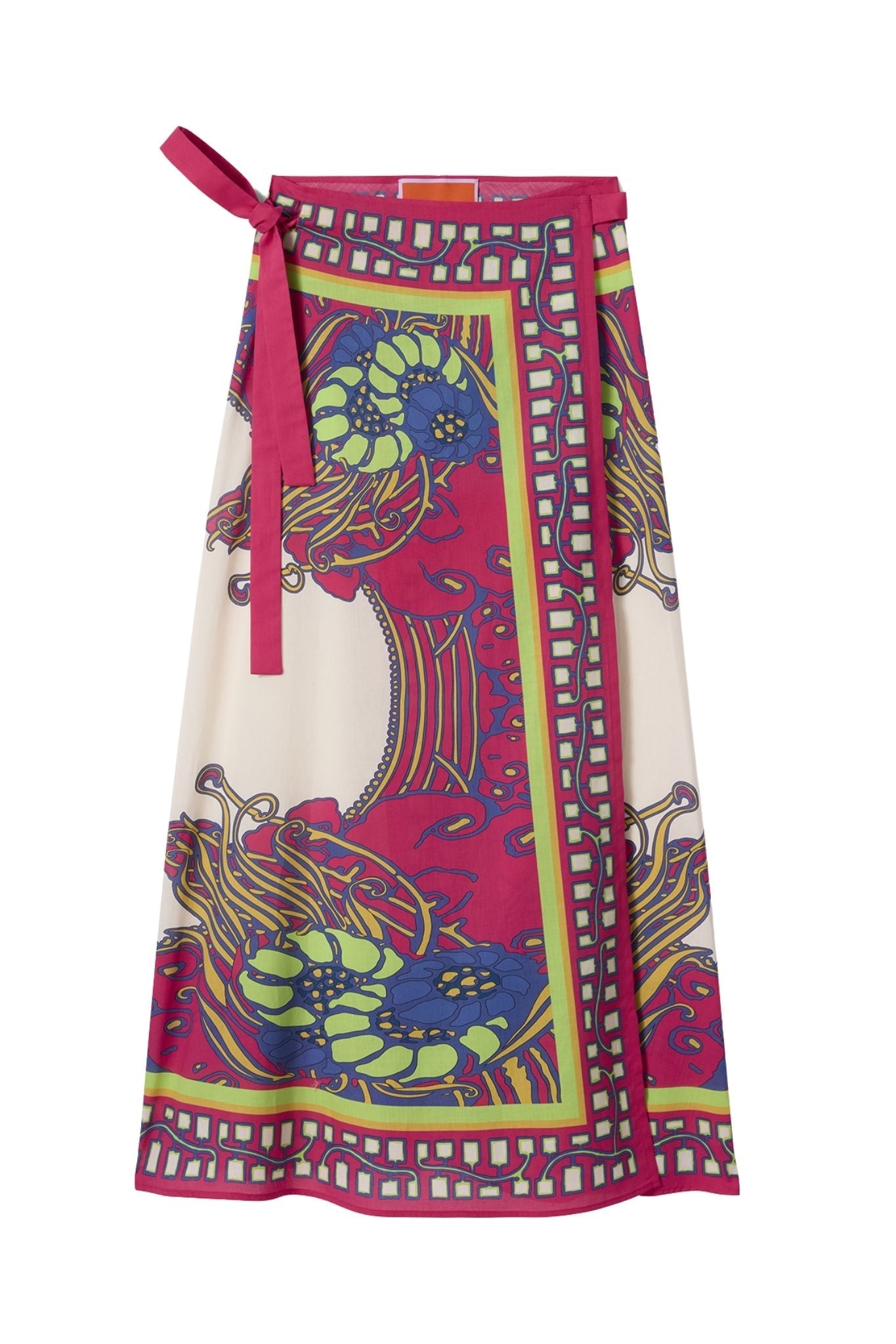 La Doublej Sarong Skirt - Vermillion