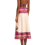 La Doublej Sarong Skirt - Vermillion