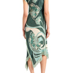 La DoubleJ Scarf Dress - Vermillion
