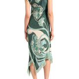 La DoubleJ Scarf Dress - Vermillion