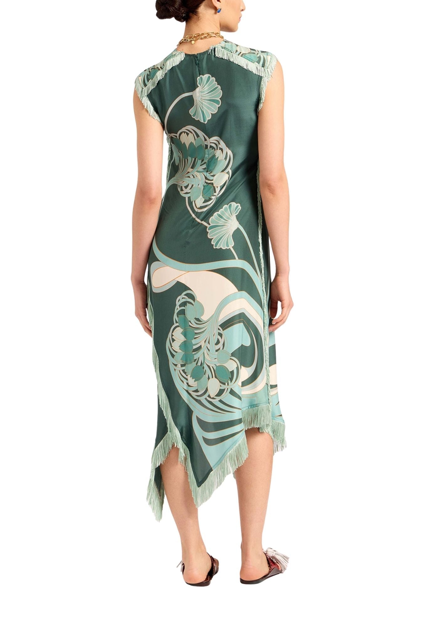 La DoubleJ Scarf Dress - Vermillion