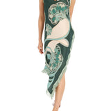 La DoubleJ Scarf Dress - Vermillion