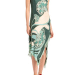 La DoubleJ Scarf Dress - Vermillion