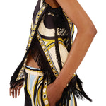 La DoubleJ Scarf Top - Vermillion
