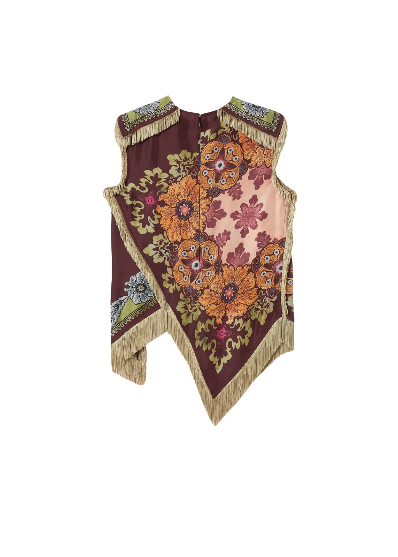 La DoubleJ Scarf Top - Vermillion