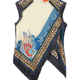 La Doublej Scarf Top - Vermillion