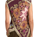 La DoubleJ Scarf Top - Vermillion