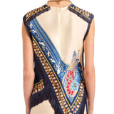 La Doublej Scarf Top - Vermillion