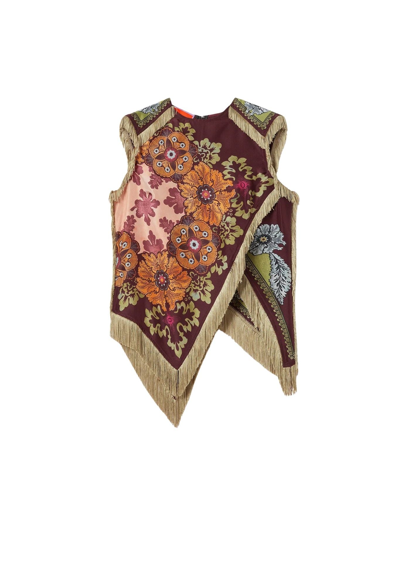 La DoubleJ Scarf Top - Vermillion