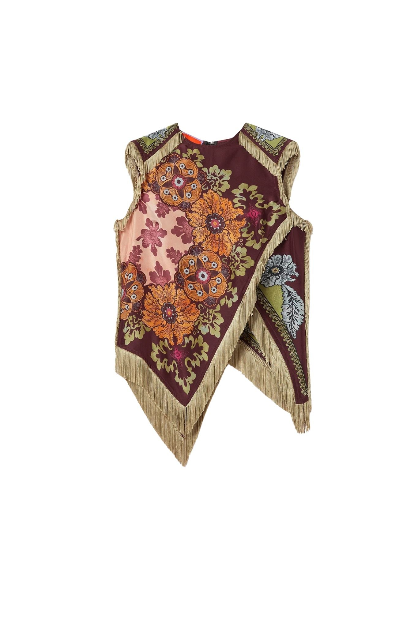 La DoubleJ Scarf Top - Vermillion