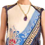 La Doublej Scarf Top - Vermillion