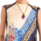 La Doublej Scarf Top - Vermillion