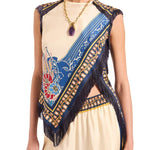 La Doublej Scarf Top - Vermillion