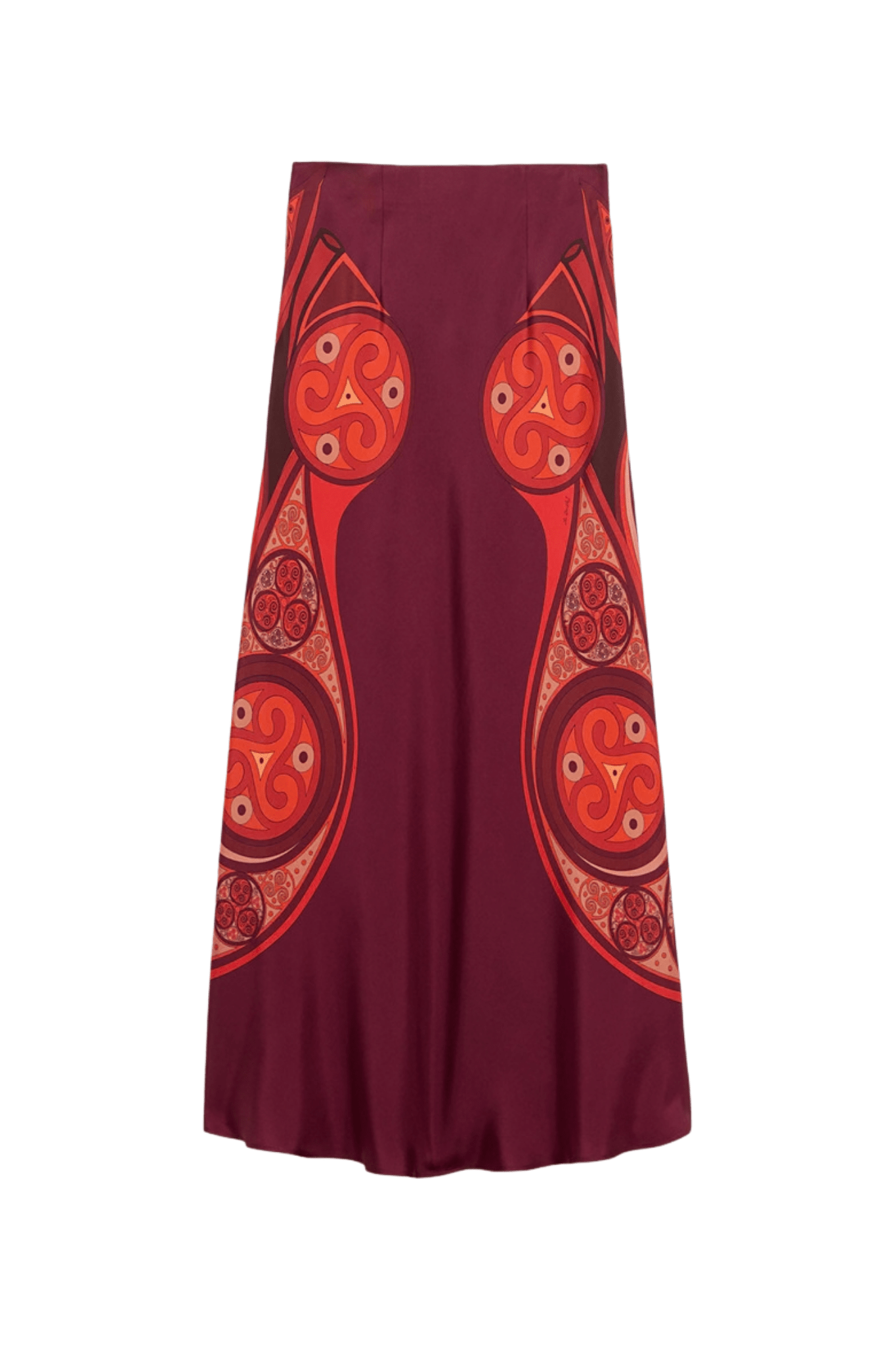 La DoubleJ Sleek Skirt - Vermillion