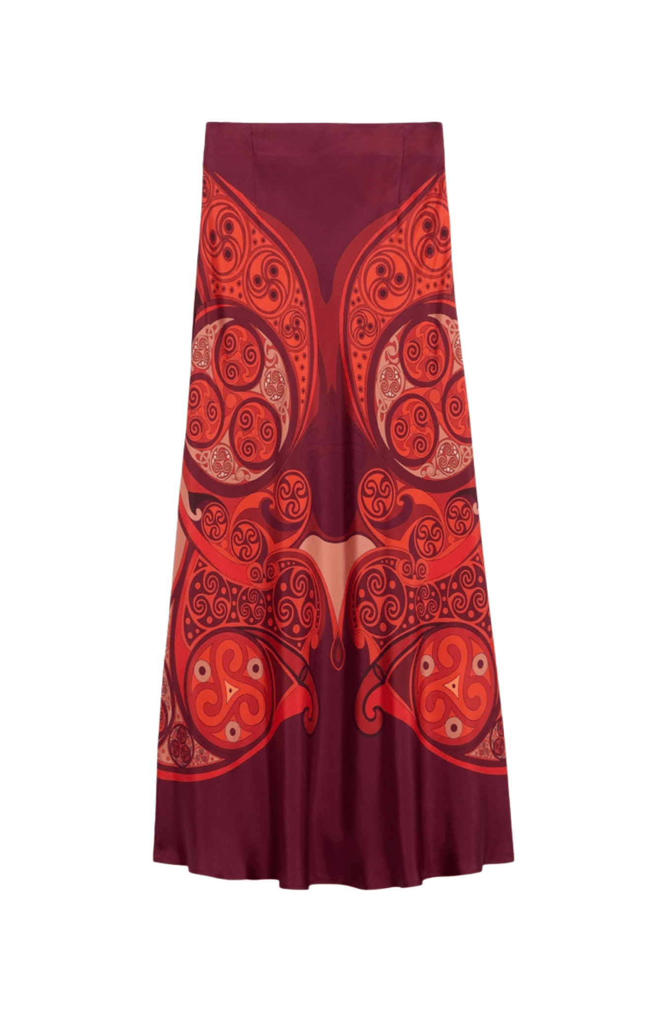 La DoubleJ Sleek Skirt - Vermillion