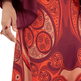 La DoubleJ Sleek Skirt - Vermillion