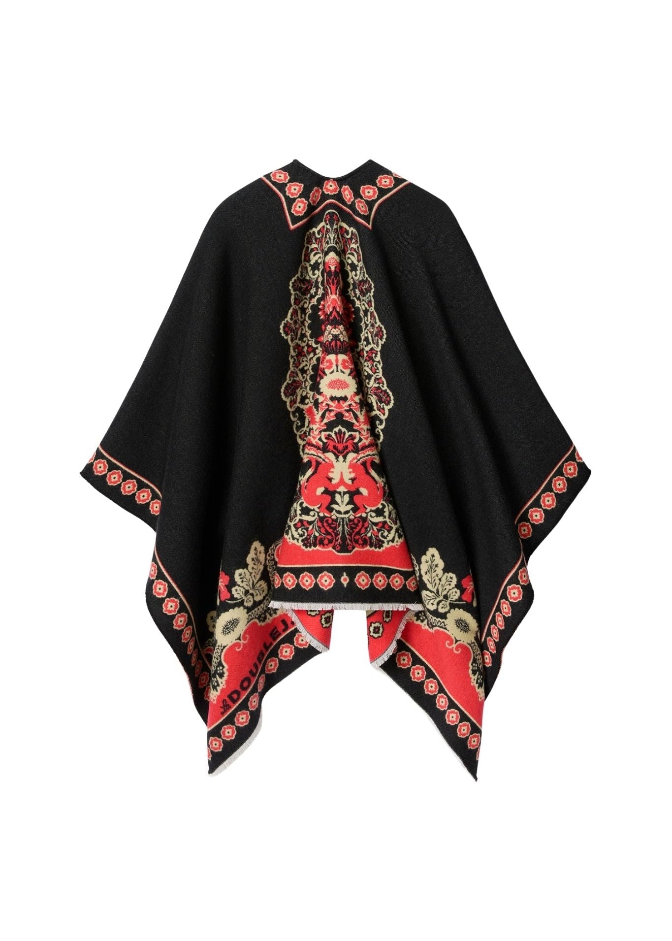 La Doublej Soul Poncho - Vermillion