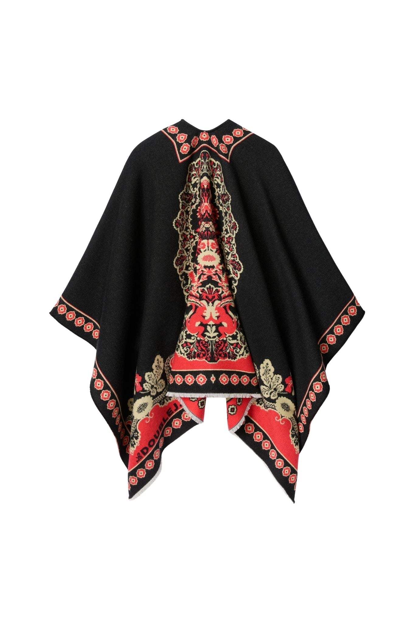 La Doublej Soul Poncho - Vermillion