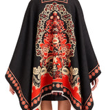 La Doublej Soul Poncho - Vermillion