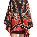 La Doublej Soul Poncho - Vermillion